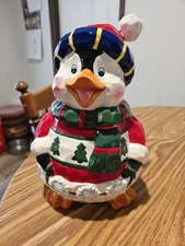 Penguin Cookie Jar 12 Inches Tall Christmas