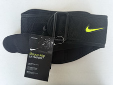 Nike Structured Training Belt 2.0 Size Medium, Black/Volt
