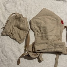 Sakura Bloom Beige 100% Linen Scout Baby Infa...