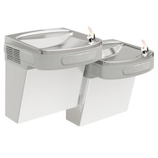 Elkay EZSTL8SC Wall Mount Bi-Level ADA Refrigerated Cooler Stainless Steel