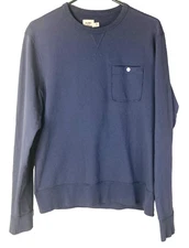 Flint and Tinder Henley Sweatshirt Mens Crewneck Pullover Sweater Sz Medium