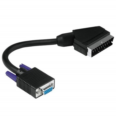Hama Adapter Scart-Kabel auf VGA-Kabel  15-pol. für PC Monitor TV Beamer DVD etc