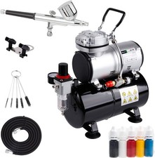 Timbertech Airbrush Kit With Compressor AS-18...