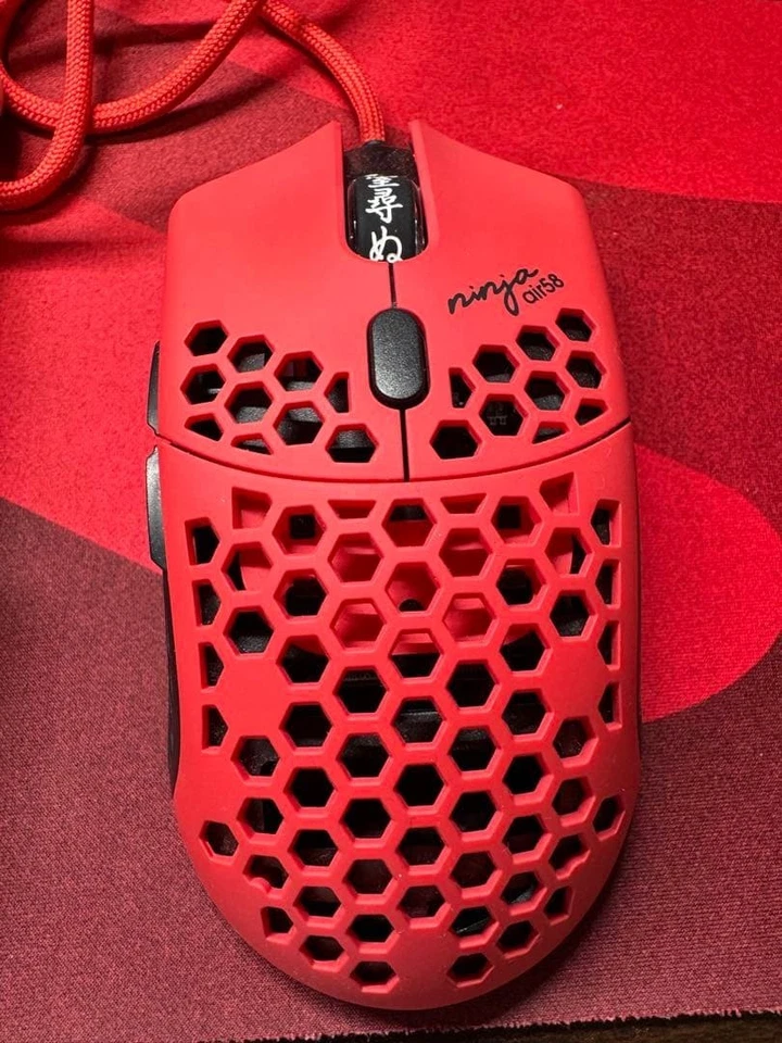 Finalmouse Air58 Ninja Gaming Mouse - Cherry Blossom Red w/box - Image 4 of 4