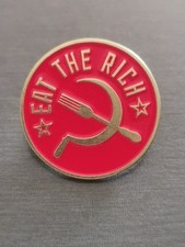 CCCP URSS LENIN STALIN PARTITO COMUNISTA LENINE STALINE URSS Eat The Rich Pin...