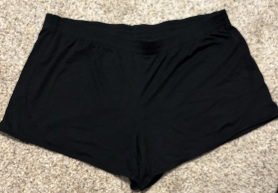 Lote de 3 pantalones cortos para mujer Danskin Now extra grandes grises negros y azules XL Foto 4 de 4