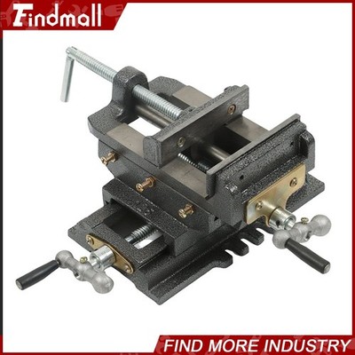 Findmall 5'' Cross Slide Vise Drill Press Metal Milling X-Y Clamp Machine 2 Way