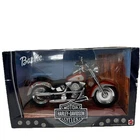 Mattel Barbie Harley Davidson Fat Boy Motorcycle Orange/Silver #26132  NISB