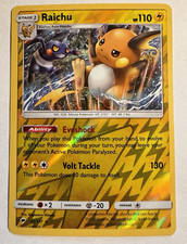 Pokemon - Raichu - 41/147 - Reverse Holo Rare - Sun & Moon Burning Shadows - NM