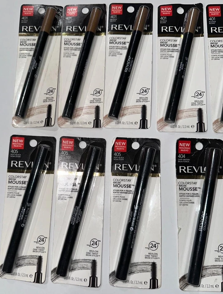 17 - Revlon Colorstay Brow Mousse 401 / 402 / 404 / 405 Black Brown Blonde - Image 3 of 4