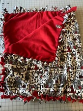 Doggy's Galore Handmade Fleece Tie Blanket