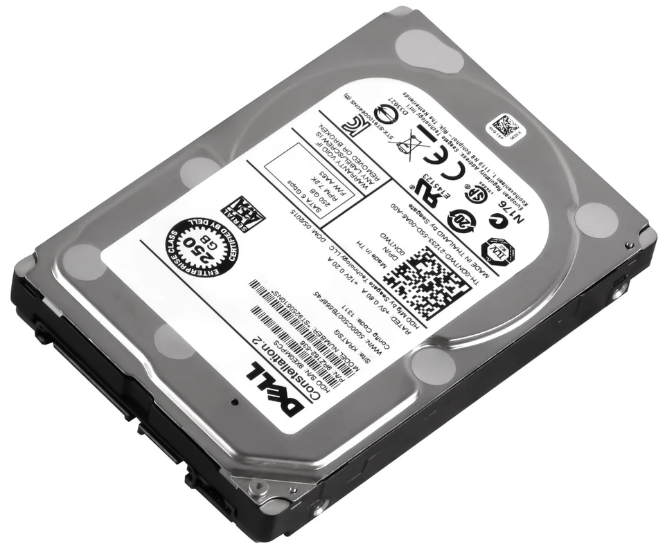 Hard Drive Dell 0DNTWD ST9250610NS 250GB 7200U/Min 64MB SATA 2.5'' - Image 2 of 3
