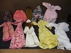 VINTAGE Barbie Fashion Doll Clone HUGE Lot of Clothes With 1977 Trunk Mommy Made