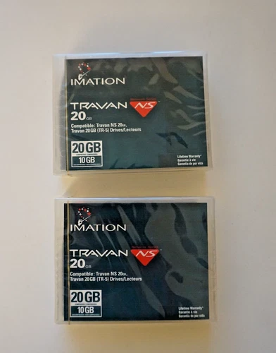 NEW/Sealed Imation Travan NS Network Series 20GB Data Cartridge (TR-5)