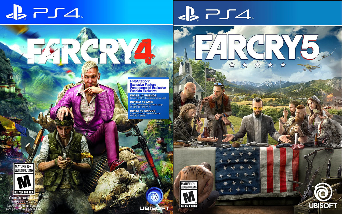 Far Cry 4 & 5 Bundle Playstation 4 PS4 PS5 Ubisoft - Brand New! Free  Shipping!