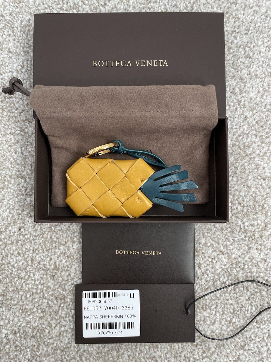 Bottega Veneta Pineapple Nappa Leather keychain Bag Charm | eBay