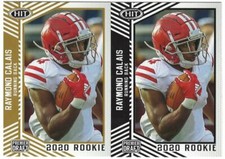 RAYMOND CALAIS 2020 SAGE Premier Draft Low BASE ROOKIE + GOLD parallel