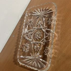 Vintage Anchor Hocking Star of David Starburst Serving Dish Relish Tray