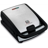 Tefal SW857D Snack Collection Waffel-KombigeräT Edelstahl/Schwarz Antihaft 700W