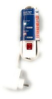 Rev Powersplit Steckdosenleiste Mit Schalter 4Fach 2M Weiß 3500W Mehrfachstecker
