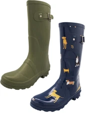 Norty Women's Hurricane Rain Boot - Glossy Matte Mid-Calf Rainboots - IRREGULARS
