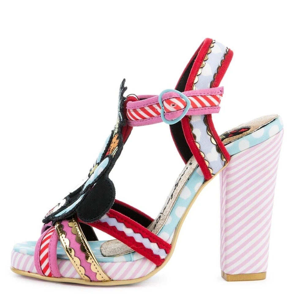 NEW IRREGULAR CHOICE Tropical Minnie Mouse Heels DISNEY Shoes sz 39 Aus 8 US 8.5 - image 4 of 4