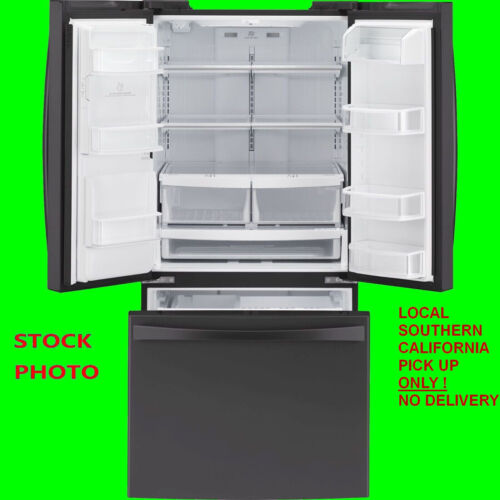 KENMORE ELITE 795.71039 BLACK SIDE BY SIDE FRENCH DOOR 25 cu.ft REFRIGERATOR FRZ