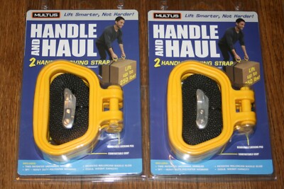 Multus Handle and Haul 2 Handle Moving Strap Yellow appliances furniture