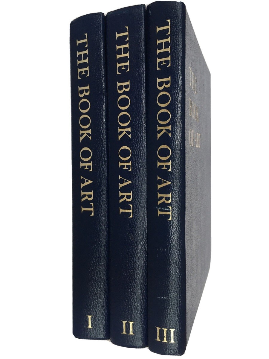 洋書 The book of art GROLIER Edition The Book Of Art - Antiquity to Modern -3 Volumes - Grolier