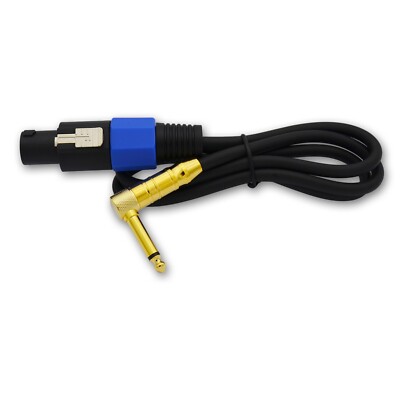 SPEAKON TO 1/4  6 ft TRUE 12 gauge WIRE AWG DJ/ PRO AUDIO SPEAKER CABLE