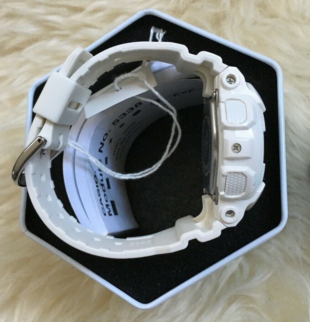 Baby G Shock White And Silver Watch | eBay