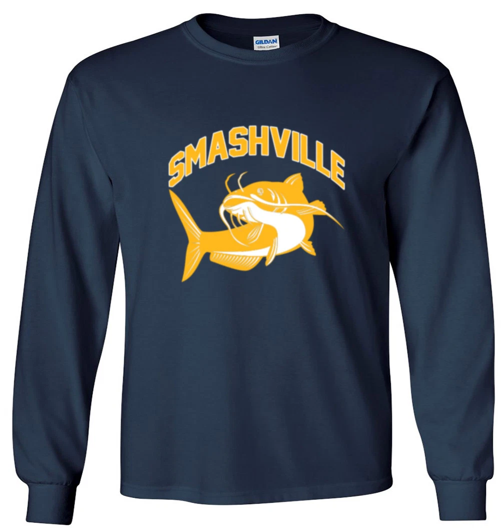 Rally Catfish Smashville Hockey for Predators T-Shirt-BN – Banazatee