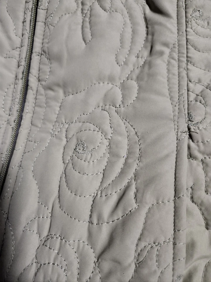 Chaqueta sin mangas 10000 pies sobre el nivel del mar para mujer bolsillos medianos cremallera frontal, chaleco Foto 4 de 4