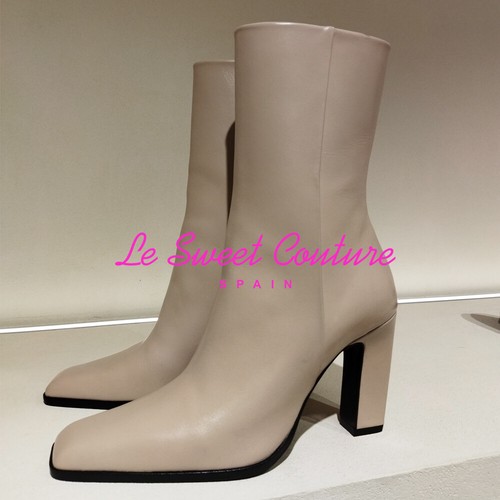MASSIMO DUTTI NWT FW22 CREAM LEATHER HIGH HEEL ANKLE BOOTS ALL SIZES  1058/050 | eBay