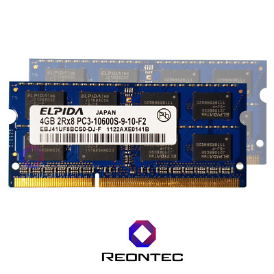 4GB LAPTOP RAM Elpida PC3 - 10600S DDR3 EBJ41UF8BCS0-DJ-F