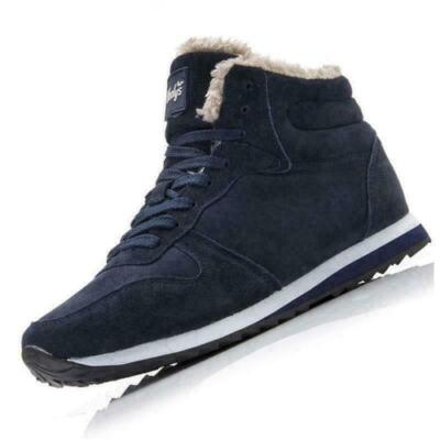 Men Winter Warm Shoes Sneaker Boots Plus Size Outdoor Footwears