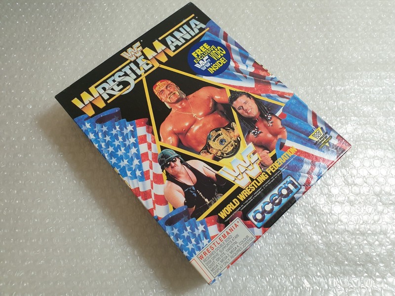 WWF Wrestle Mania (Including Promo VHS) - Ocean - Atari ST 1️⃣🟩
