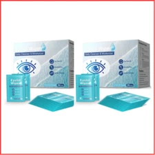 EYELID CLEANSING WIPES Tea Tree Oil Makeup Remover 30ct 2 Pack ZHENYEMEI