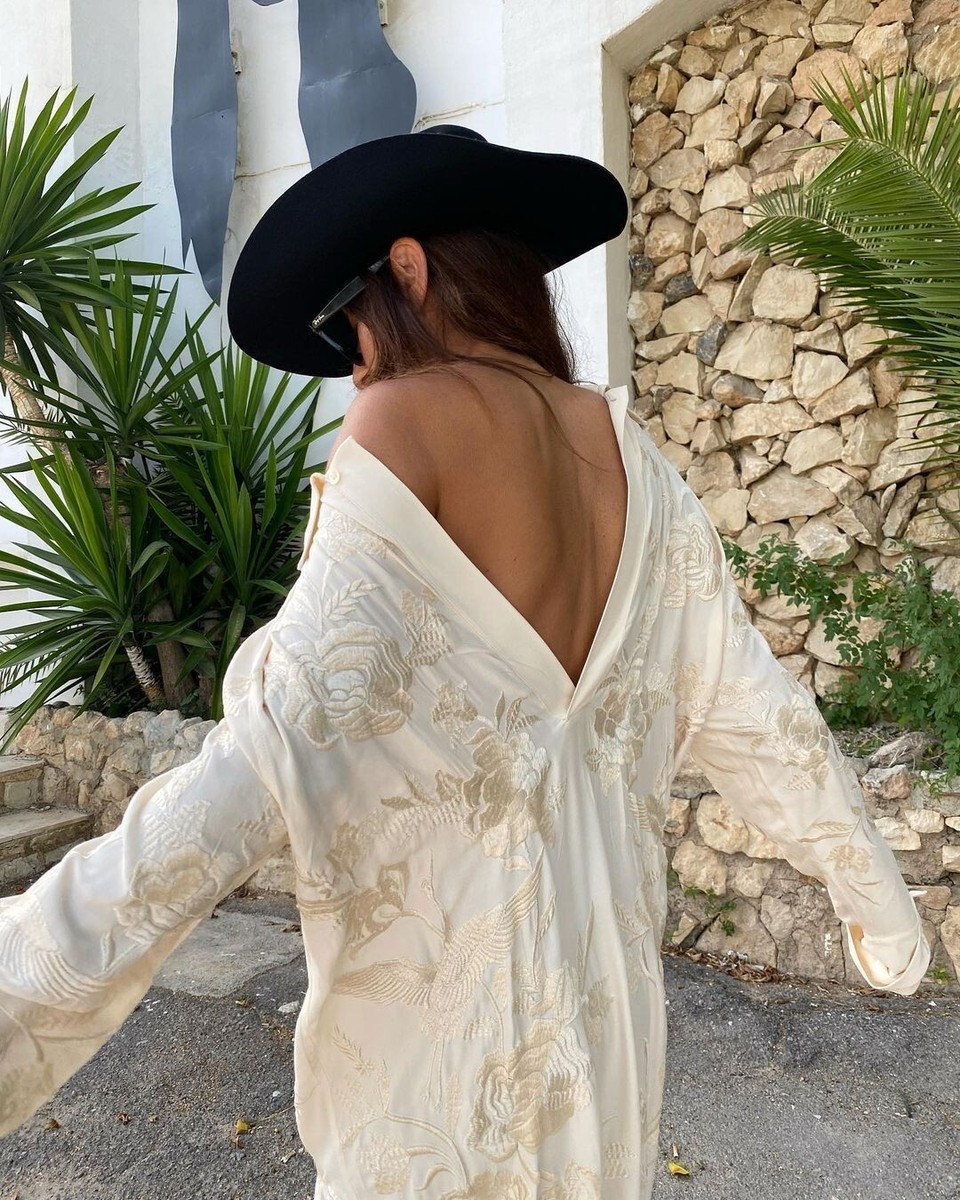 ZARA MACRAMÉ DRESS WITH EMBROIDERY LIMITED EDITION BEIGE SIZE M-L