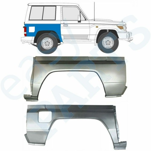Tôle De Réparation Arrière Gauche Pour Toyota Land Cruiser 2 Portes (1984-1993) - Pièce Neuve