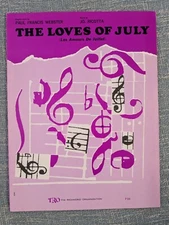 The Loves Of July Les Amours De Juillet by J Ricotta & Paul Francis Webster 1966