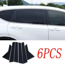 For Porsche Cayenne 2019-2023 Glossy black Window BC-Pillar Cover Trim Sticker