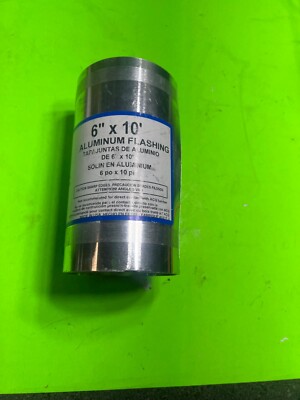 Amerimax Home Products Mill Finish Aluminum Flashing 6''x10' 68306 FAST FREE SHIP