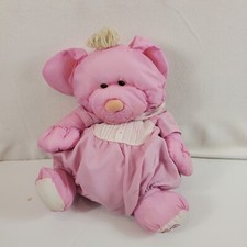 Fisher Price Puffalump Pink Puppy Dog Plush Outfit Stuffed Animal Toy