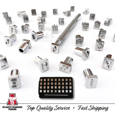 37 PCS Number Letter Stamp Punch Set Leather Craft Punch Tool