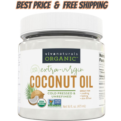 Aceite De Coco Natural Extra Virgen Comestible Para La Piel El Cabello Organico
