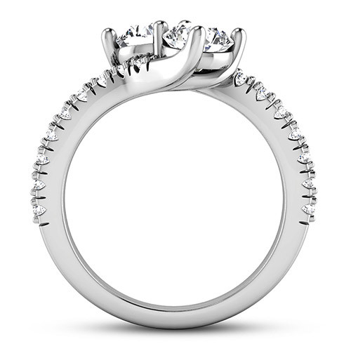 Solitaire 1,62 Karat VS2/H runder Schliff Diamant Verlobungsring weißgold behandelt - Bild 2 von 5
