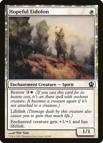 HOPEFUL EIDOLON X 4 N/M- THEROS MAGIC THE GATHERING