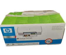 D4160 HP Deskjet Digital Photo Inkjet Printer With Power Cord UNTESTED FOR PARTS
