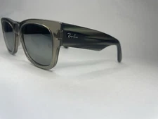 Ray-Ban Sunglasses RB0840S Mega wayfarer  Polish Transparent Green Gray Mirror